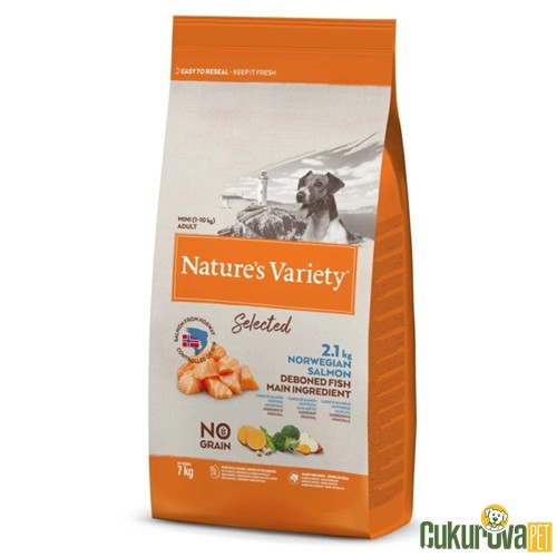 Nature's Variety Norveç Somonlu Mini Irk Yetişkin Köpek Maması 7 Kg