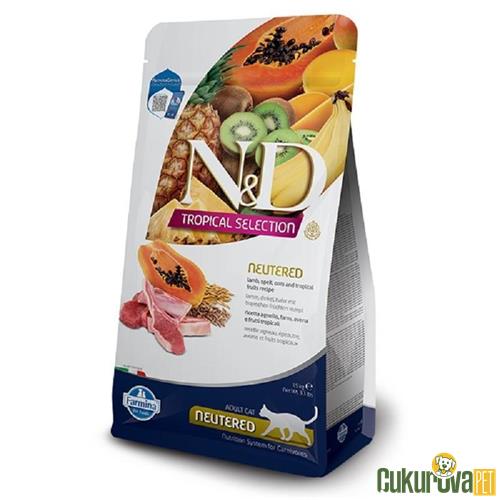 N&D TROPICAL KUZULU KISIR KEDİ MAMASI 1.5 KG
