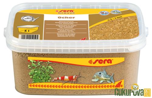 SERA AKVARYUM KUMU TOPRAK RENGİ 0 - 2 MM - 3 L