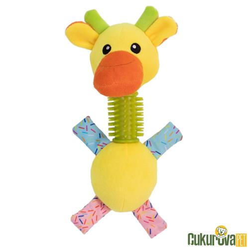 EASTLAND LASTİK HALKALI ÖTEN PELUŞ GEYİK 21 CM