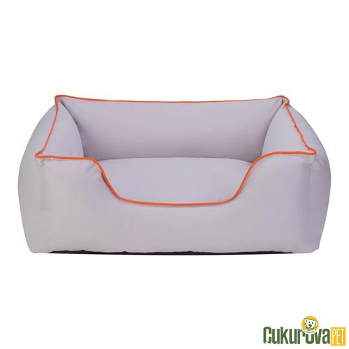 PET COMFORT ALPHA AÇIK GRİ KEDİ & KÖPEK YATAĞI M - 80 x 65 CM