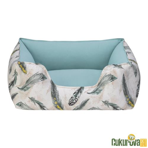 PET COMFORT ALPHA KEDİ & KÖPEK YATAĞI MINT - BEYAZ S - 60 x 50 CM