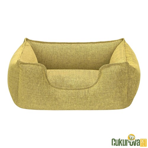 Pet Comfort Alpha Kedi ve Köpek Yatağı Sarı S 60 x 50 Cm