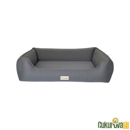 PET COMFORT BRAVO MIRINDA GRİ KEDİ & KÖPEK YATAĞI XL - 80 x 105 CM