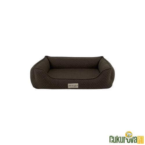 PET COMFORT BRAVO MIRINDA KAHVERENGİ KÖPEK YATAĞI M - 60 x 75 CM