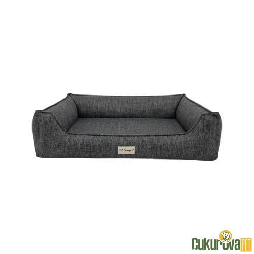 PET COMFORT DELTA KOYU GRİ ORTOPEDİK KEDİ & KÖPEK YATAĞI XL - 105 x 80 CM