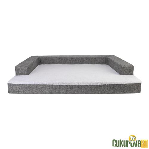 PET COMFORT GLORIA SOFA ORTHOPEDIK KEDİ & KÖPEK YATAĞI ANTRASİT - 120 x 80 x 10 CM