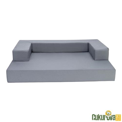 PET COMFORT GLORIA SOFA ORTHOPEDIK SU GEÇİRMEZ KEDİ & KÖPEK YATAĞI GRİ - 70 x 53 x 8 CM