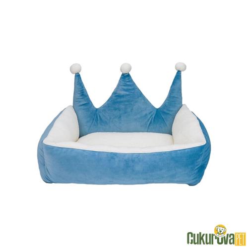 PET COMFORT KİNG KEDİ & KÖPEK YATAĞI MAVİ S - 55 x 45 CM