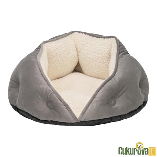 PET COMFORT PARIS KEDİ & KÖPEK YATAĞI GRİ - 50 CM