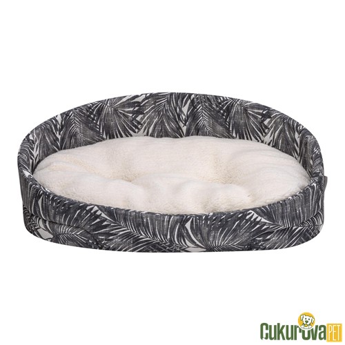 Pet Comfort Porto Kedi & Köpek Yatağı Siyah - Beyaz 70 x 55 Cm