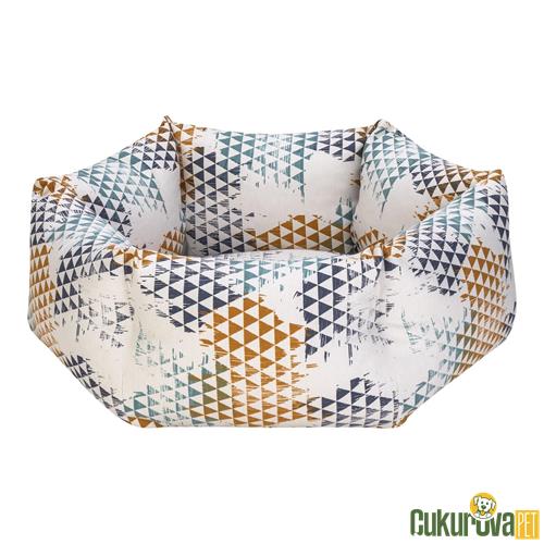 PET COMFORT TOKYO KEDİ & KÖPEK YATAĞI GEOMETRIC S - 50 CM