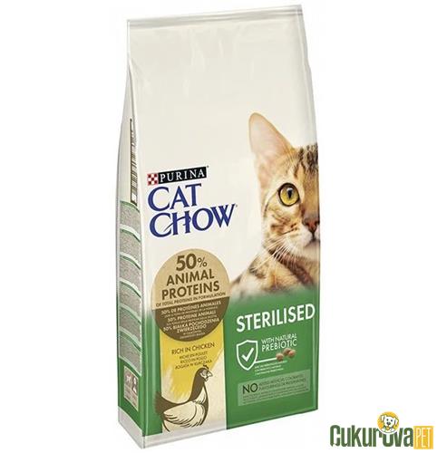 CAT CHOW TAVUK ETLİ KISIRLAŞTIRILMIŞ KEDİ MAMASI 15 KG