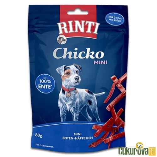 RINTI CHICKO ÖRDEKLİ MİNİ KÖPEK ÖDÜLÜ 80 GR