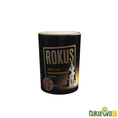 ROKUS CİĞERLİ YETİŞKİN KÖPEK KONSERVESİ 410 GR