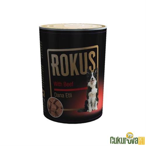 ROKUS DANA ETLİ YETİŞKİN KÖPEK KONSERVESİ 410 GR