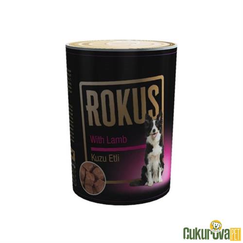 ROKUS KUZU ETLİ YETİŞKİN KÖPEK KONSERVESİ 410 GR