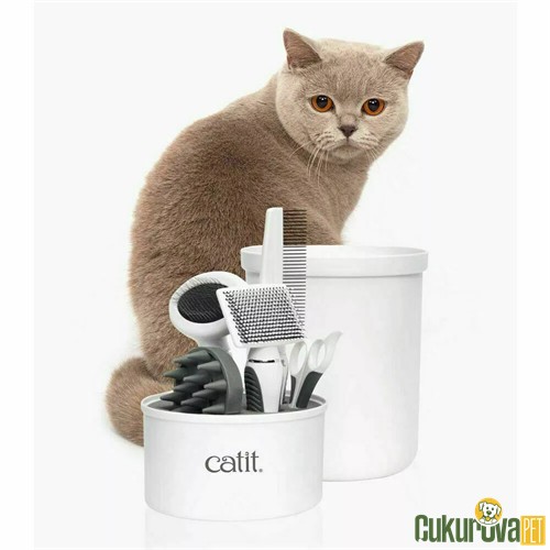 CATIT KISA TÜYLÜ KEDİ BAKIM SETİ 