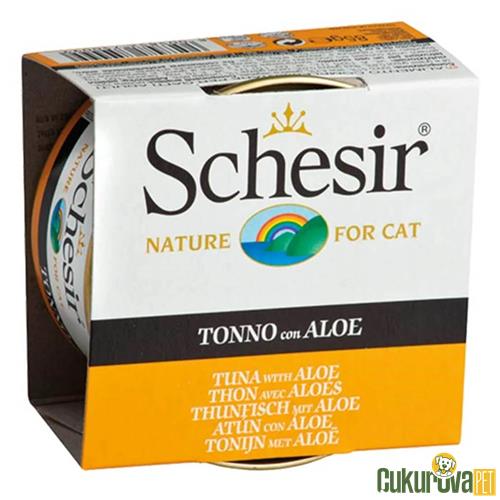 SCHESIR TON BALIKLI VE BİTKİ ÖZLÜ JÖLELİ KEDİ KONSERVESİ - 85 GR