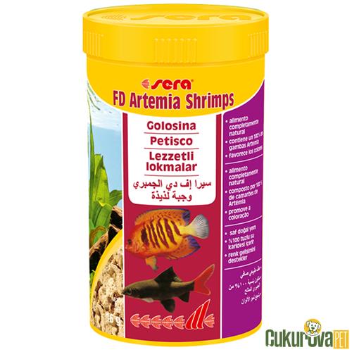 SERA BALIK YEM FD ARTEMIA SHRIMPS NATURE LEZZETLİ LOKMALAR 250 ML 