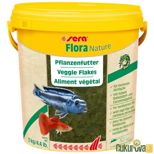 SERA FLORA NATURE 10 L - 2 KG 