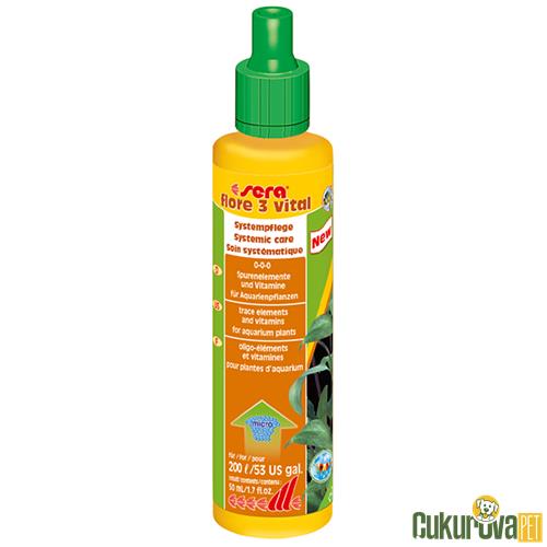 SERA FLORE 3 VITAL SIVI BİTKİ GÜBRESİ 50 ML