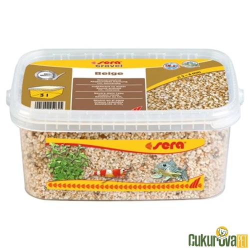 SERA BEJ DOĞAL AKVARYUM KUMU 2 - 4 MM - 3 L 