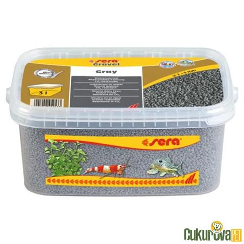 SERA GREY DOĞAL GRİ AKVARYUM KUMU 2 - 3 M - 3 L