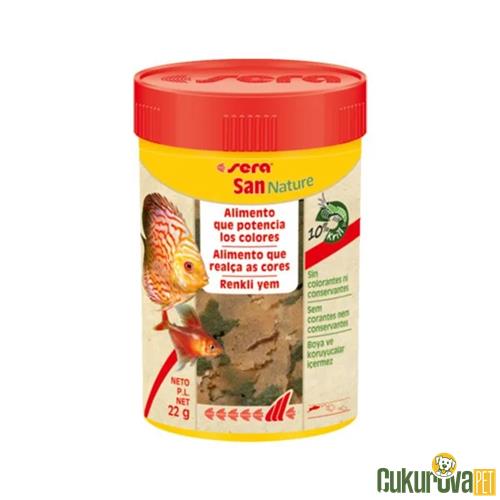 SERA BALIK YEM SAN NATURE RENKLİ YEM 100 ML 