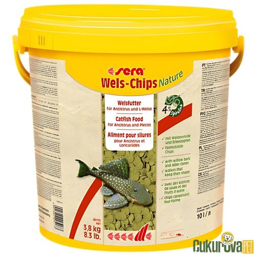 SERA WELS CHIPS NATURE 10 L - 3.8 KG 