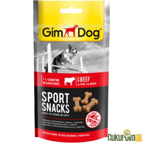 GIMDOG SPORT SNACKS SIĞIR & L - CARNITINLI ÖDÜL TABLETİ 60 GR