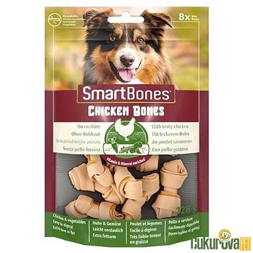 SMART BONES TAVUKLU MINI KEMİK KÖPEK ÖDÜLÜ 128 GR