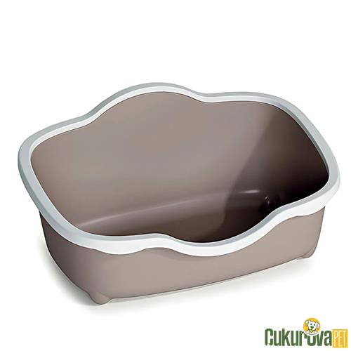 STEFANPLAST TRES CHIC AÇIK KEDİ TUVALETİ - PEMBE / BEYAZ