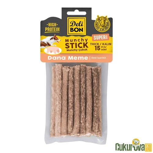 DELİBON SUPER MUNCHY ÇUBUK DANA MEMELİ KALIN 15 ADET 