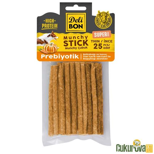 DELİBON SUPER MUNCHY ÇUBUK PREBİYOTİK İNCE 25 ADET 