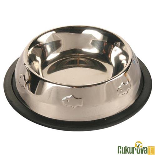 TRIXIE KEDİLER İÇİN PASLANMAZ ÇELİK MAMA VE SU KABI 200 ML - 11 CM