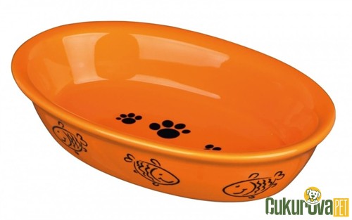 TRIXIE KEDİ SERAMİK MAMA & SU KABI 200 ML - 15 CM x 10 CM 