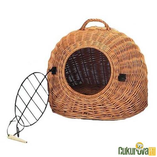 TRIXIE HASIR KEDİ EVİ VE TAŞIMA SEPETİ 50 CM