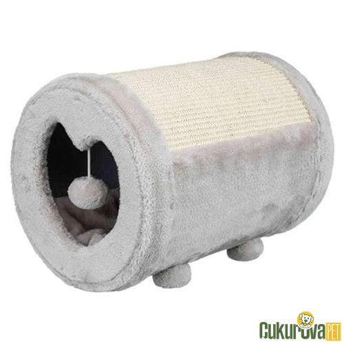 TRIXIE KEDİ TIRMALAMA VE OYUN EVİ 27 x 39 CM GRİ
