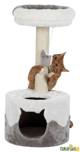 TRIXIE KEDİ TIRMALAMASI VE EVİ 71 CM - BEYAZ GRİ 