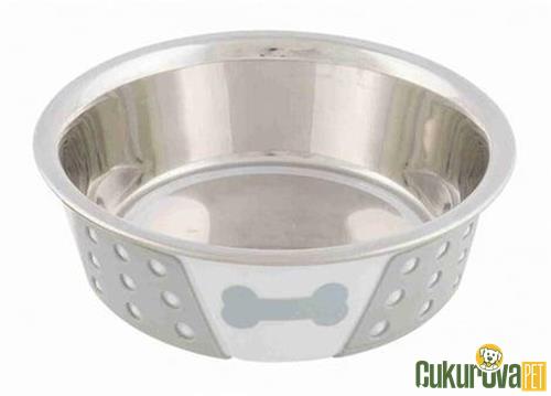 TRIXIE KÖPEKLER İÇİN PASLANMAZ ÇELİK MAMA VE SU KABI 17 CM - 750 ML 