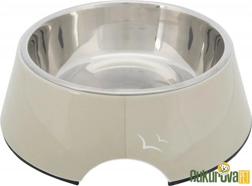 TRIXIE KÖPEK MAMA VE SU KABI MELAMIN PASLANMAZ ÇELİK 800 ML - 22 CM - KUM BEJİ