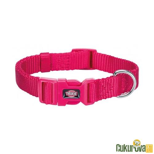 TRIXIE PREMIUM KÖPEK BOYUN TASMASI 25 - 40 CM x 15 MM - S - PEMBE