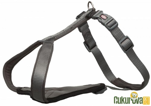TRIXIE PREMIUM KÖPEK GÖĞÜS TASMASI - L - 75 - 95 CM - GRİ