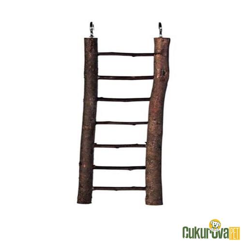TRIXIE MUHABBET KUŞLARI VE KÜÇÜK KUŞLAR İÇİN NATÜREL 7 BASAMAKLI AĞAÇ MERDİVEN 30 CM