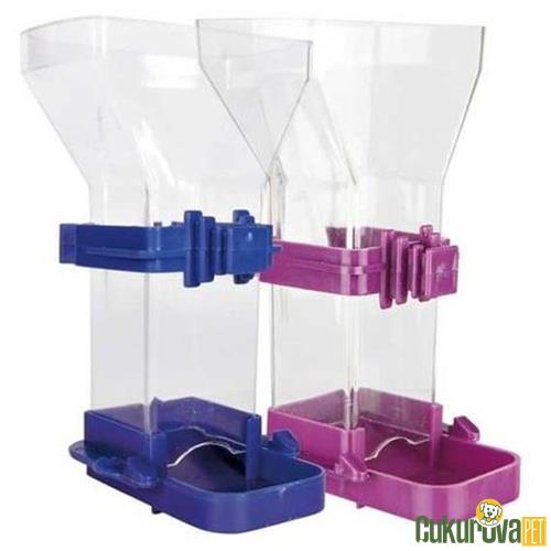 TRIXIE ŞEFFAF KUŞ YEMLİĞİ 12 CM - KARIŞIK RENKLİ