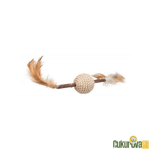 TRIXIE MATATABİ TOPLU VE TÜYLÜ KEDİ ÖDÜL OYUNCAĞI 20 CM