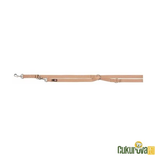 TRIXIE AYARLANABİLİR PREMIUM KÖPEK GEZDİRME KAYIŞI 2 M - 20 MM - KARAMEL 
