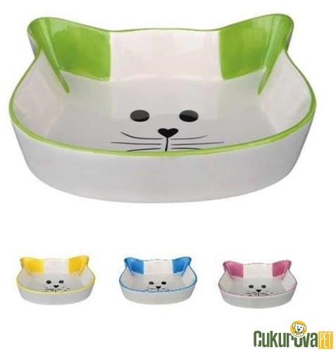 TRIXIE KEDİLER İÇİN SERAMİK MAMA VE SU KABI 250 ML - 12 CM