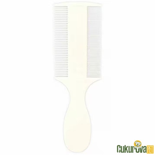 TRIXIE KÖPEK PİRE VE TOZ TEMİZLEME TARAĞI ÇİFT TARAFLI PLASTİK 14 CM